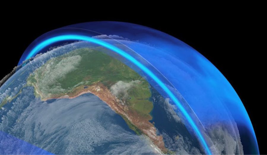 La capa de ozono cubre el planeta para reducir la llegada de radiación solar a la superficie.