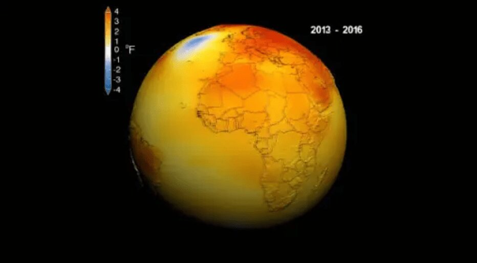 Variación climática 2013 a 2016 