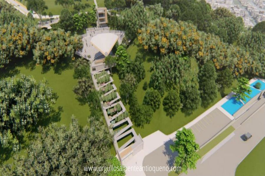 La renovación que promete dar una nueva imagen al Cerro Nutibara y el Pueblito Paisa, referentes turísticos de Medellín 13 Renovación del teatro al aire libre Carlos Vieco Ortiíz