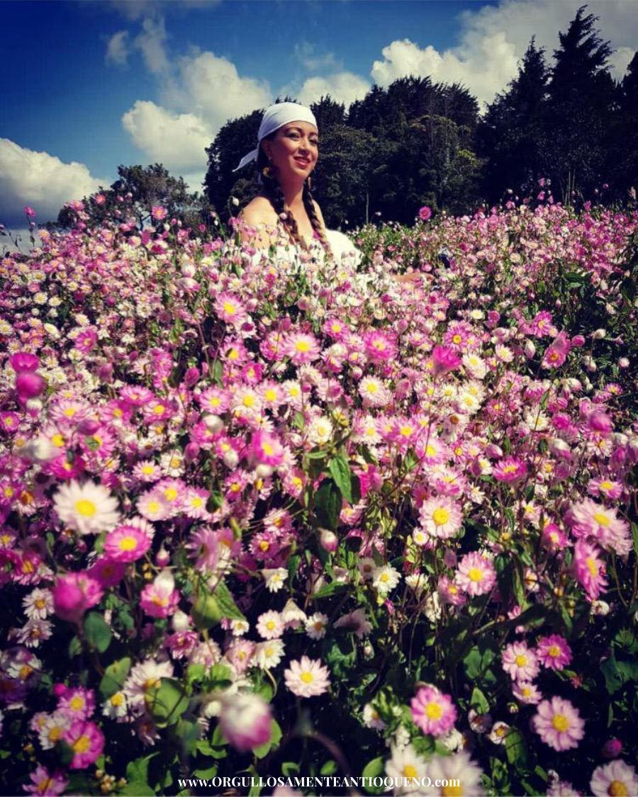 Los silleteros de Medellín se reinventaron y ahora el plan silletero es virtual 7 Diana Grajales Silletera Finca La Alquería del Silletero