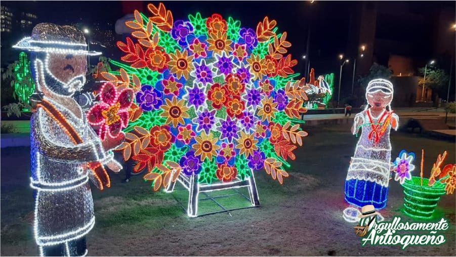 Alumbrados navidenos medellin 2020