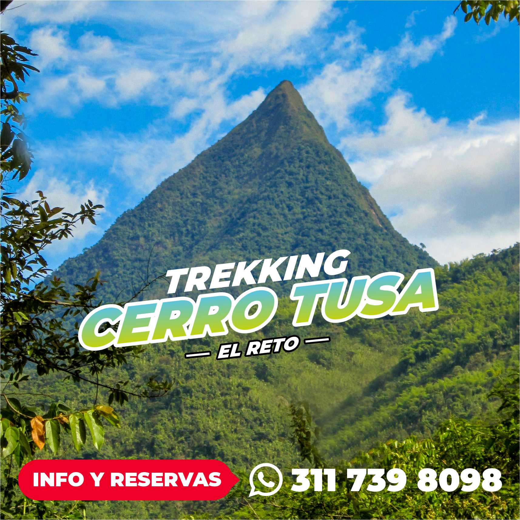 Venecia, la de Antioquia tierra de la montaña sagrada Cerro Tusa 22 Promo Trekking Cerro Tusa Cuadrada Baja