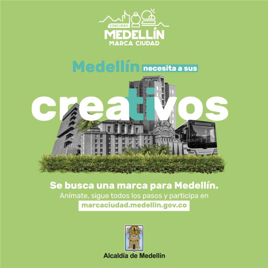 Concurso de diseño Medellín Marca Ciudad, la Alcaldía abre convocatoria para diseñar la imagen de ciudad 2 Concurso diseno marca ciudad medellin