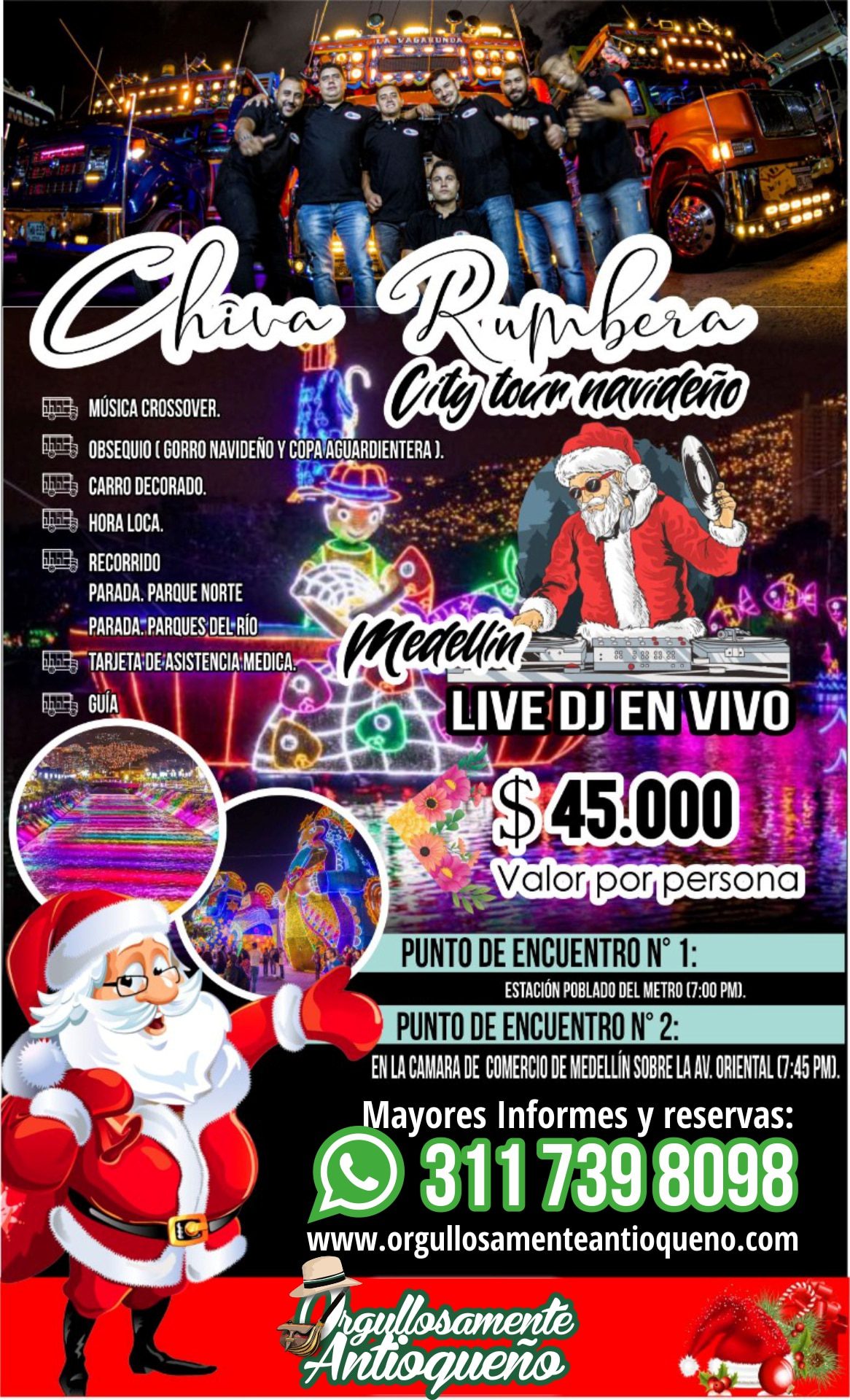 Alumbrados Navideños 2021 de EPM, una oportunidad para celebrar la vida en Medellín y Antioquia 5 Promo tour de alumbrados chivas rumberas