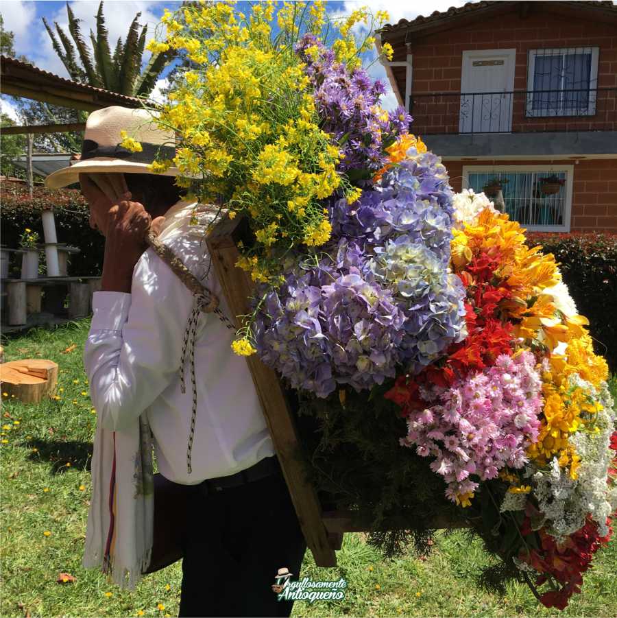 Fidel Grajales Silletero de Santa Elena Finca Alquería del Silletero