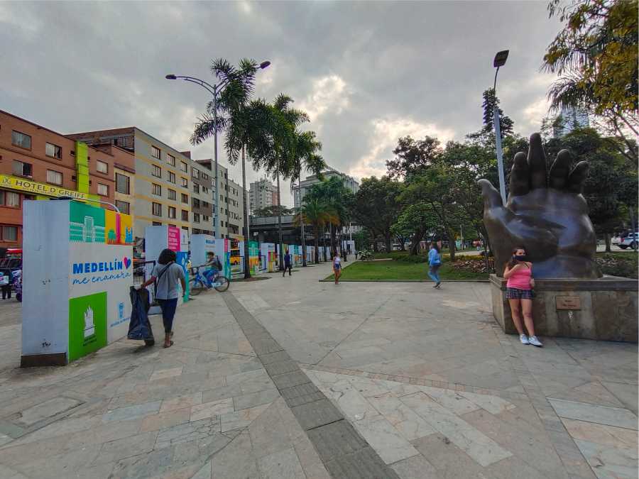 Vallas electrosoldadas Plaza Botero