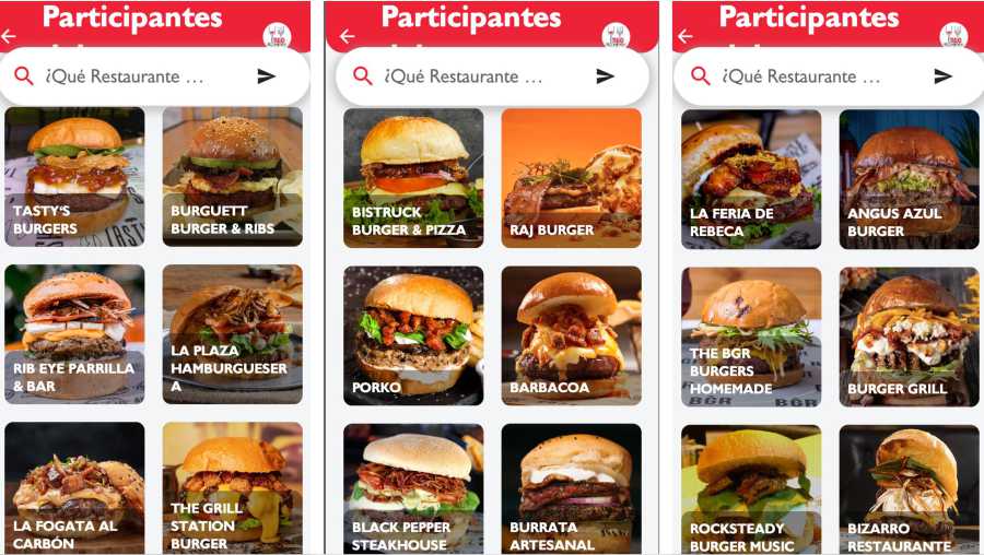 Restaurantes participantes burger master medellin 2