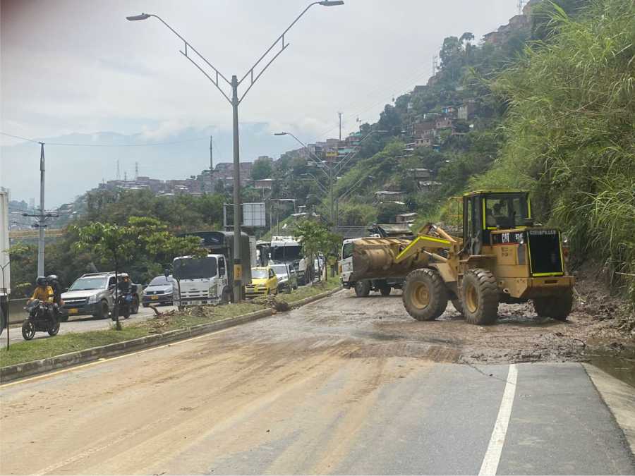 Trabajos de remosion via tunel de occidente