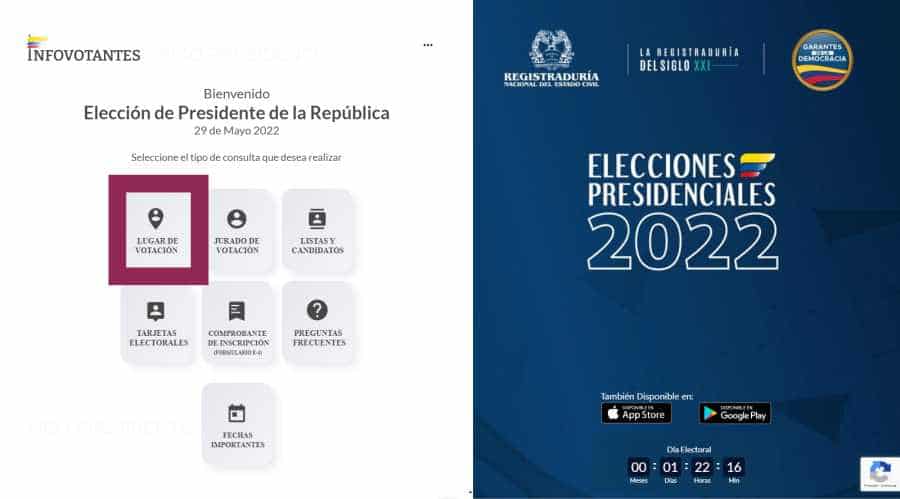 1 Consulta lugar de votacion