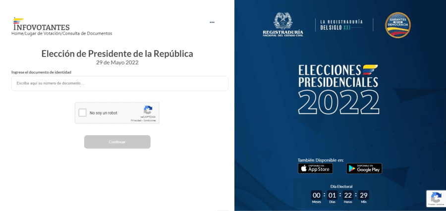 Consulta punto de votacion colombia 2022