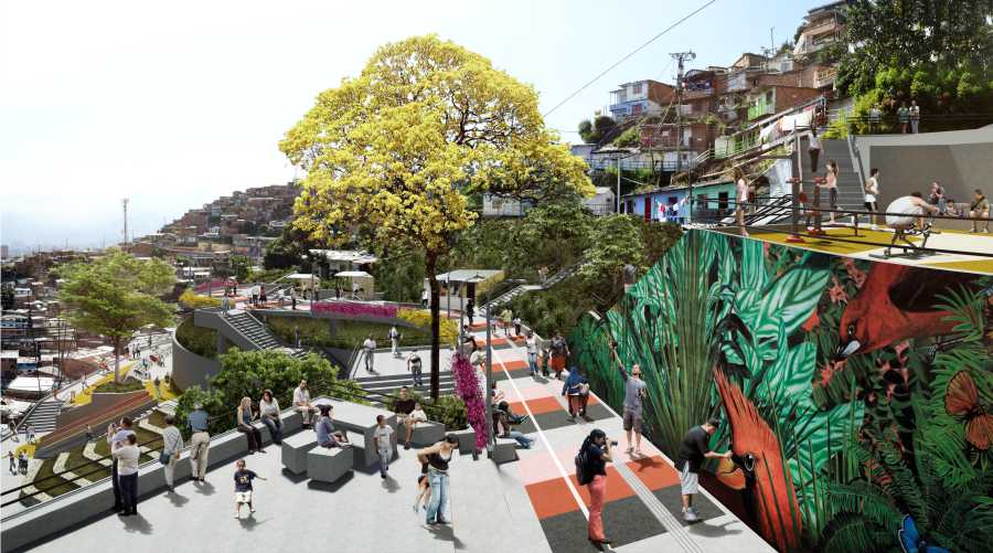 Inicio de obras para el nuevo tramo del Viaducto Media Ladera se ampliará el graffitour en la comuna 13 4 Viaducto tramo 3 fase 2