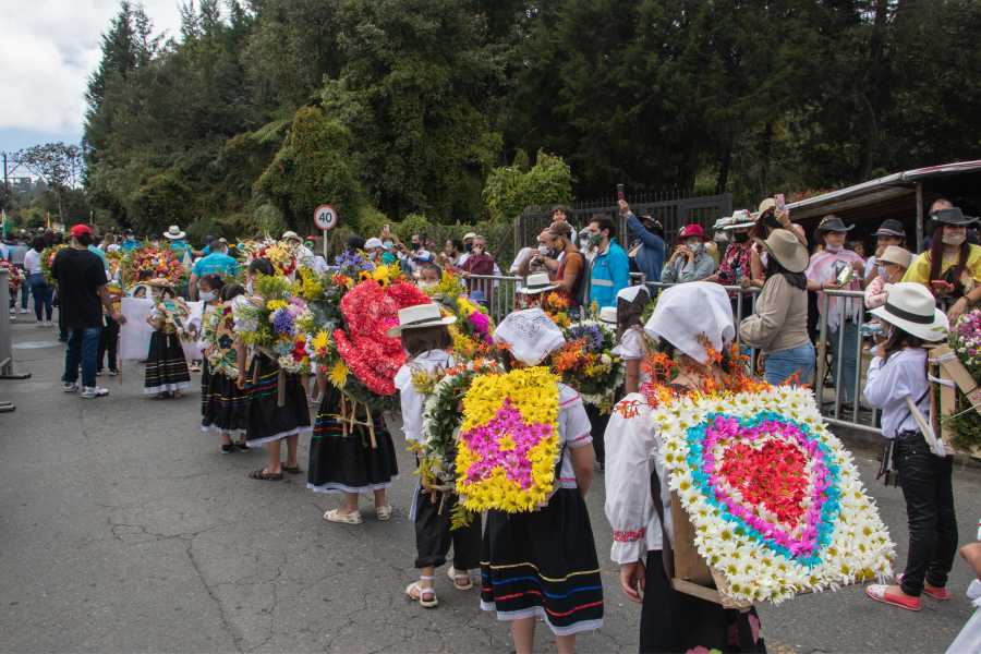 600 niños participarán este domingo 24 de julio en el Desfile de Silleteritos en el corregimiento de Santa Elena 2 Silleteritos Santa Elena