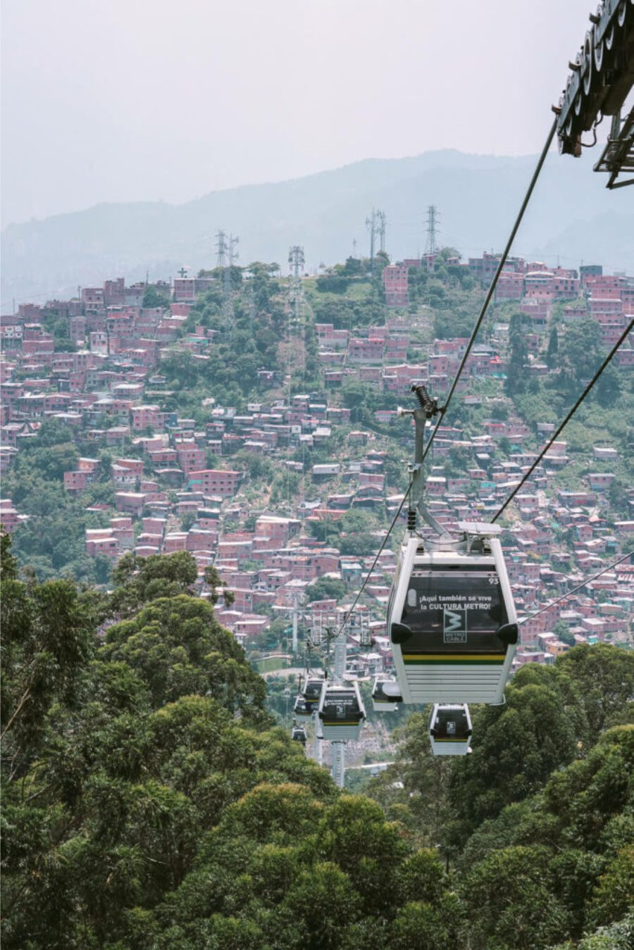 Recorrido en metrocable por medellin