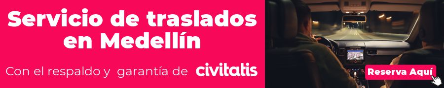 Banner horizontal traslados en Medellin