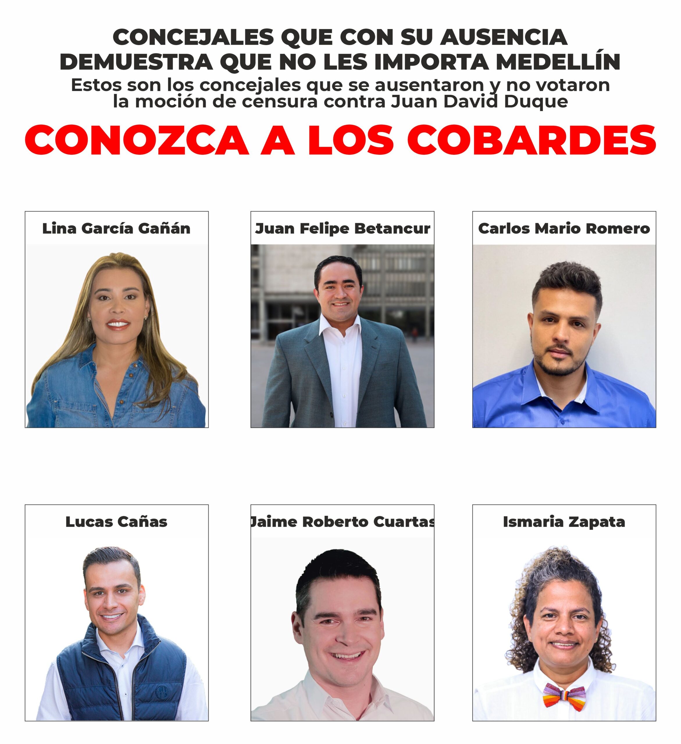 Juan David Duque secretario privado de Daniel Quintero se va por la puerta de atrás y la Alcaldía de Medellín se sigue desmoronando 2 Concejales malos de Medellin scaled