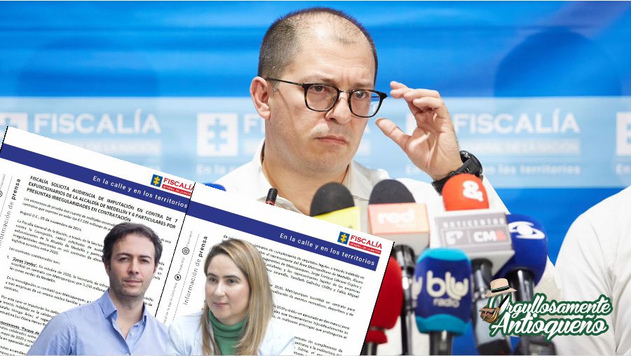 Fiscalia imputa funcionarios de Daniel Quintero