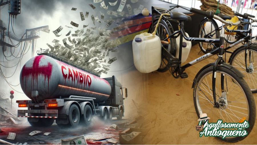 Escandalo de Corrupcion en La Guajira Petro entrega Bicicletas con Bidones que dona privado