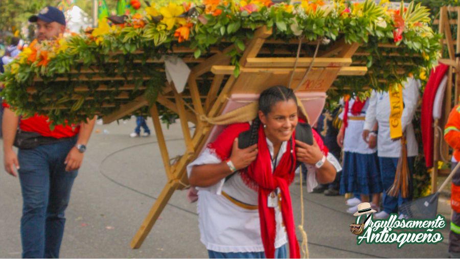 Maria Carolina Atehortua ganadora absoluta del Desfile de Silleteros 2023