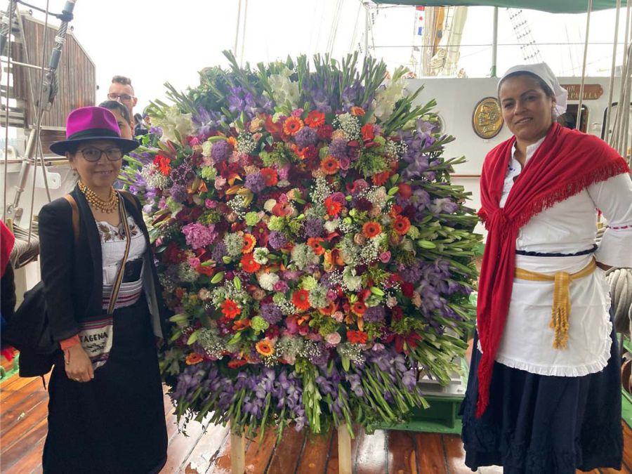 Maria Carolina Atehortua representa a Medellin en Belgica