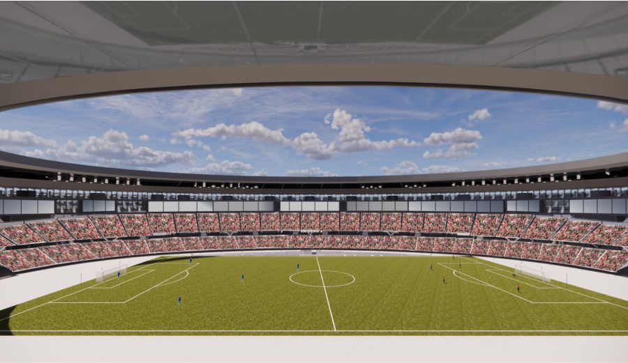 Estadio remodelado