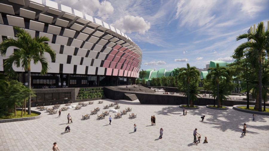Nueva fachada estadio atanasio girardot
