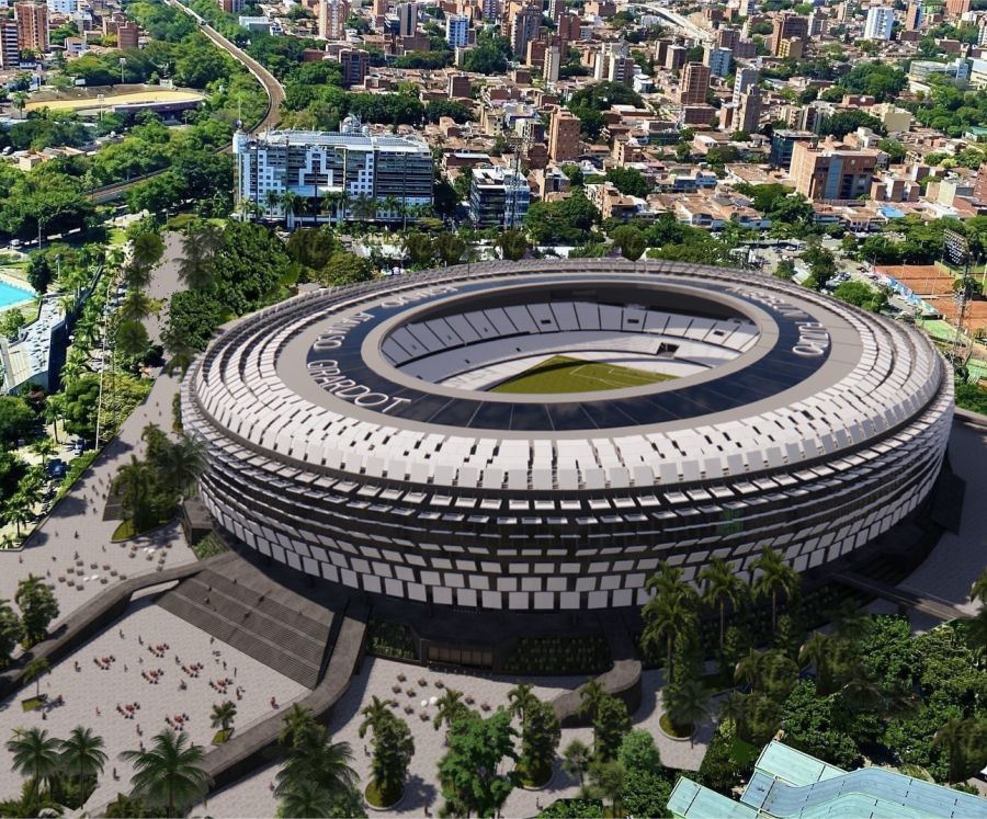 Nuevo estadio atanasio girardot