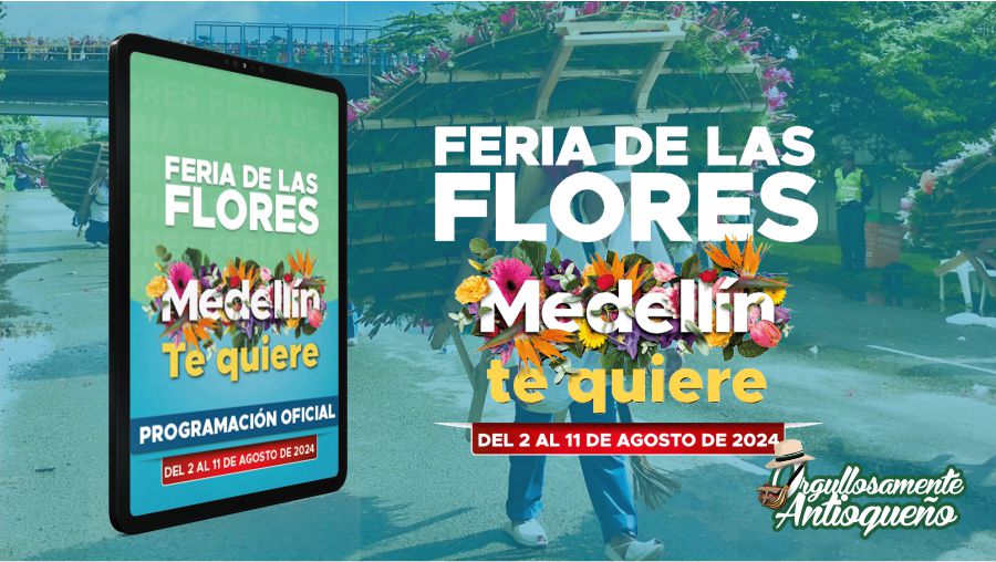 Programacion Oficial Feria de las flores 2024 Medellin