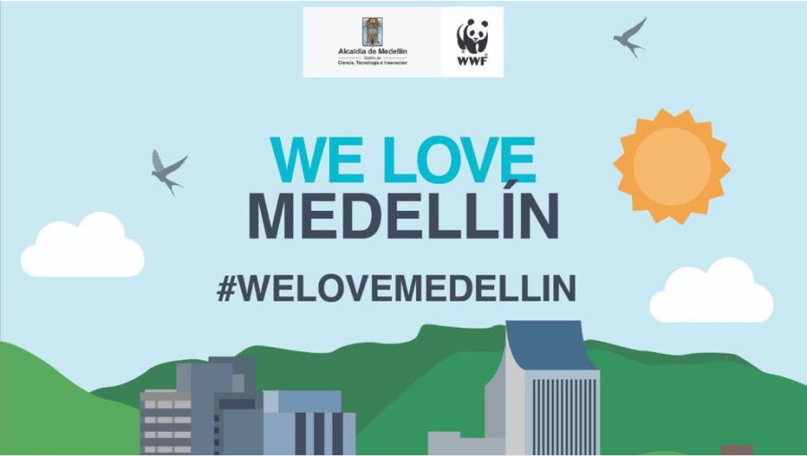 Medellin finalista del Desafio de Ciudades de WWF Vota con WeLoveMedellin