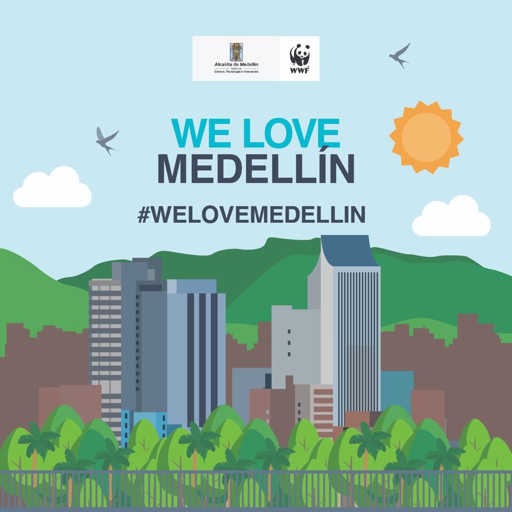 Medellín, finalista del Desafío de Ciudades de WWF: ¡Vota con #WeLoveMedellin! 2 Medellin finalista del Desafio de Ciudades de WWF