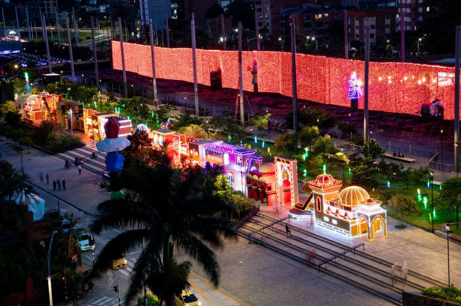 Medelln pesebre de luz 2024