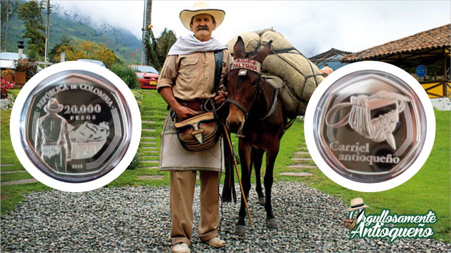 Antioquia 13 Moneda Conmemorativa del Carriel Antioqueno