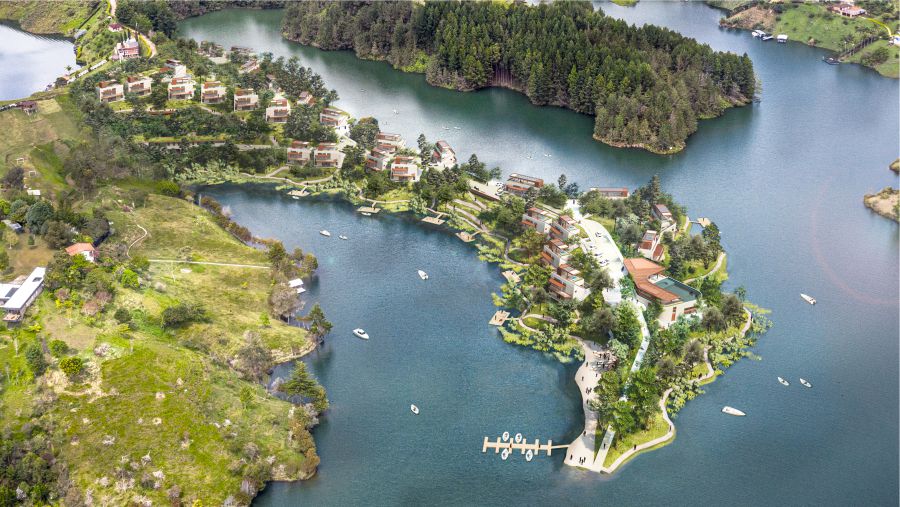 ubicacion Cabo Hotel Guatape El Penol