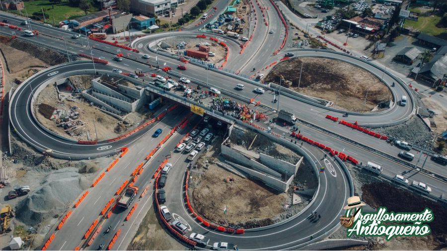 Gobernacion de Antioquia cumple con la entrega anticipada del Intercambio Vial del Aeropuerto Jose Maria Cordova