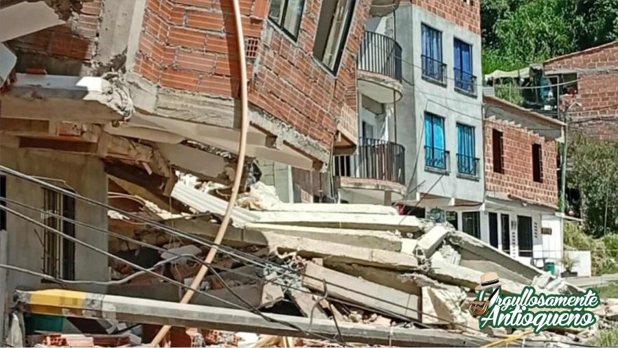 deslizamiento en San Cristobal