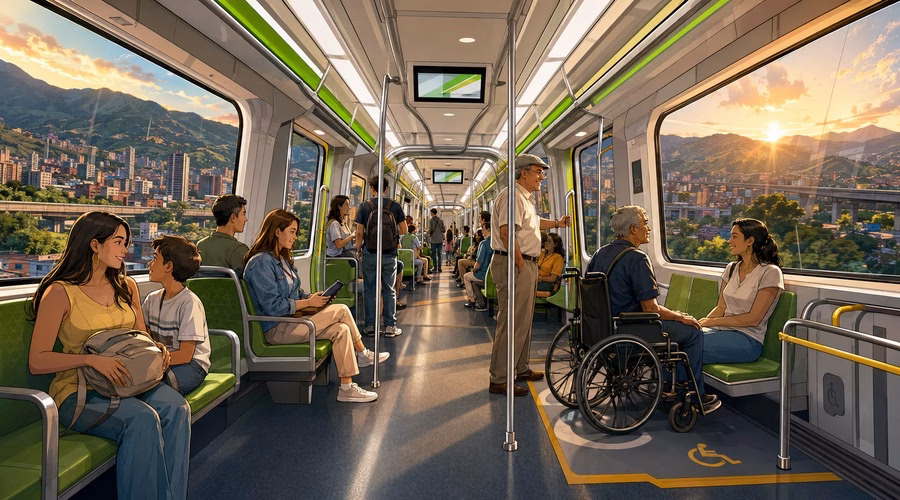 Así serán los 35 nuevos trenes del Metro de Medellín 2 trenes del Metro de la 80