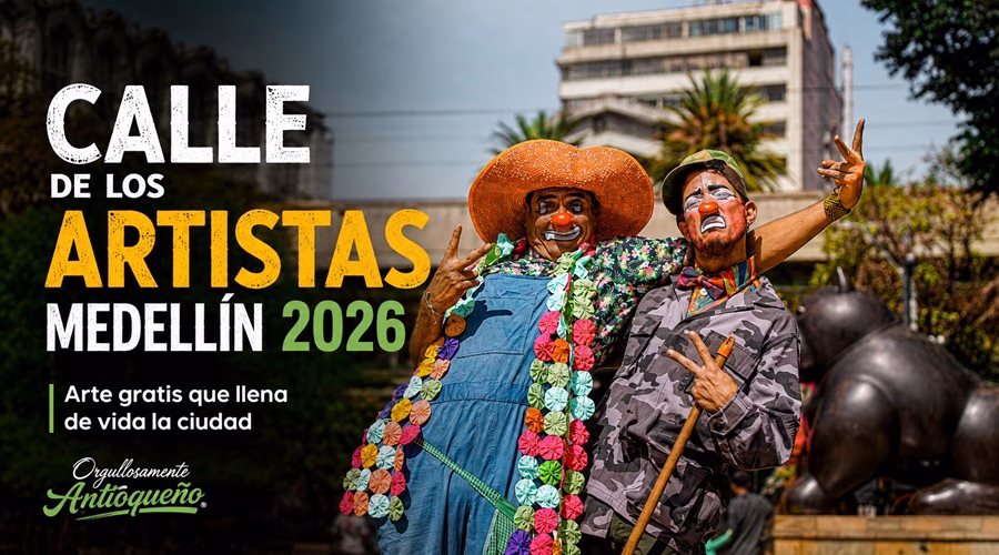 Inicio 15 Artistas callejeros presentándose en el Pueblito Paisa durante la Feria de las Flores 2026