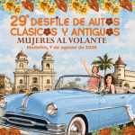 Desfile de Autos Clásicos y Antiguos 2026 en Medellín con la caravana Mujeres al Volante