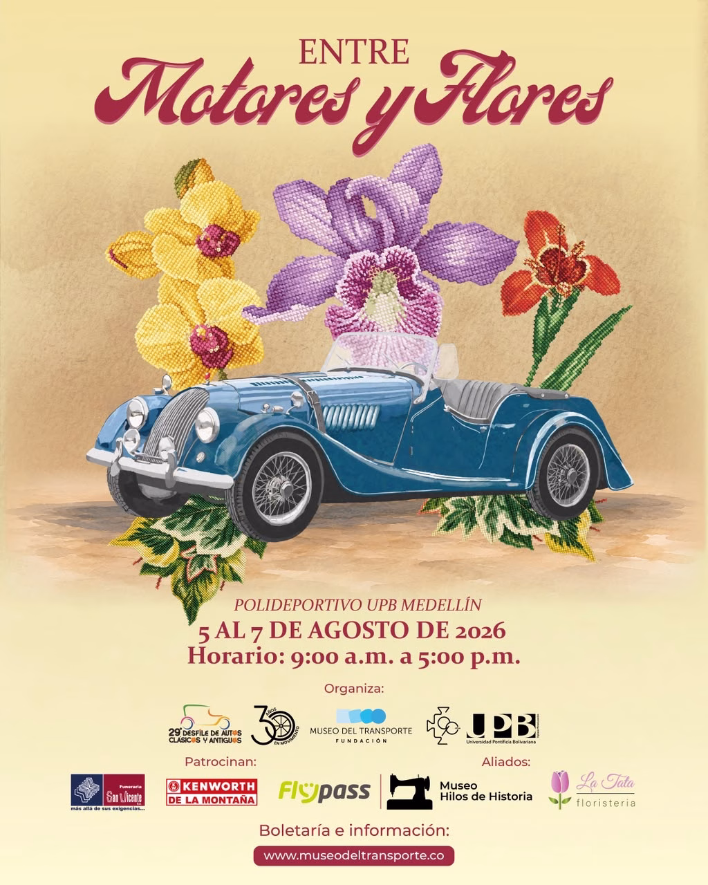 Entre motores y flores