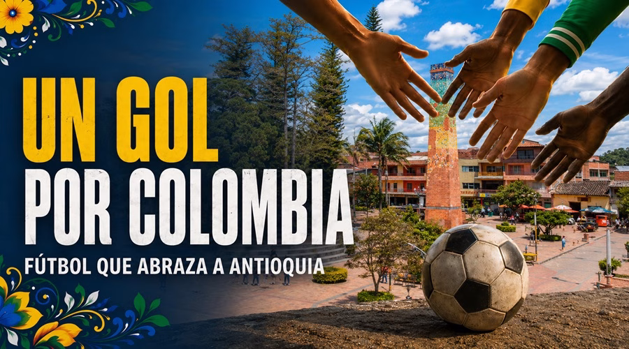 Partido benéfico Un Gol por Colombia en El Carmen de Viboral